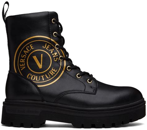 Versace Jeans Couture: Black Syrius Boots 